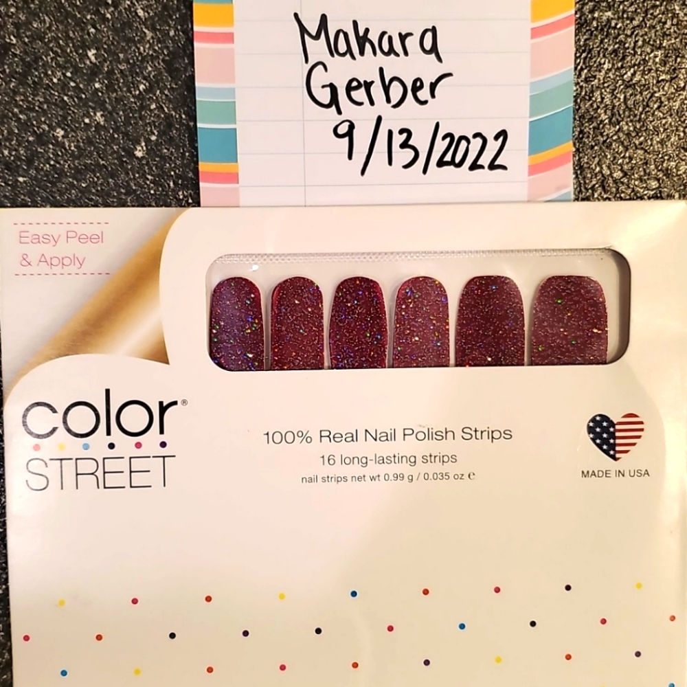 Color Street Black Cherry Bon Bon 🍒